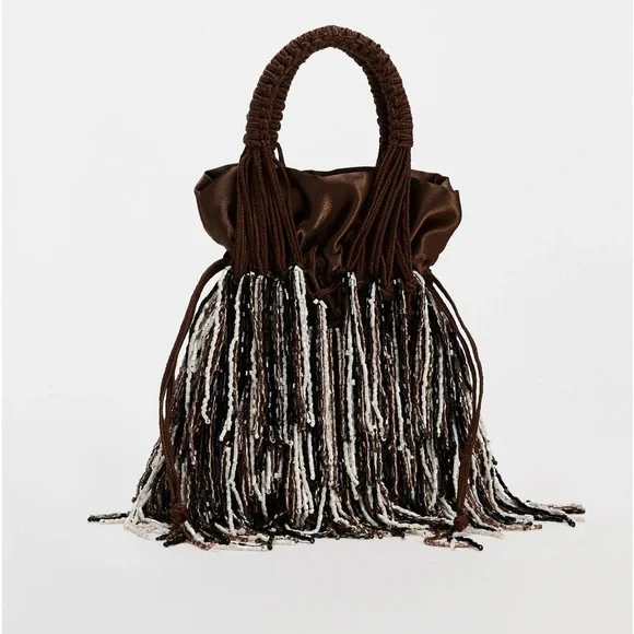 ZARA【NEW】LLIC QUILTED MINI BUCKET BAG ZARA【NEW】METALLIC QUILTED MINI BUCKET BAG (ZARA